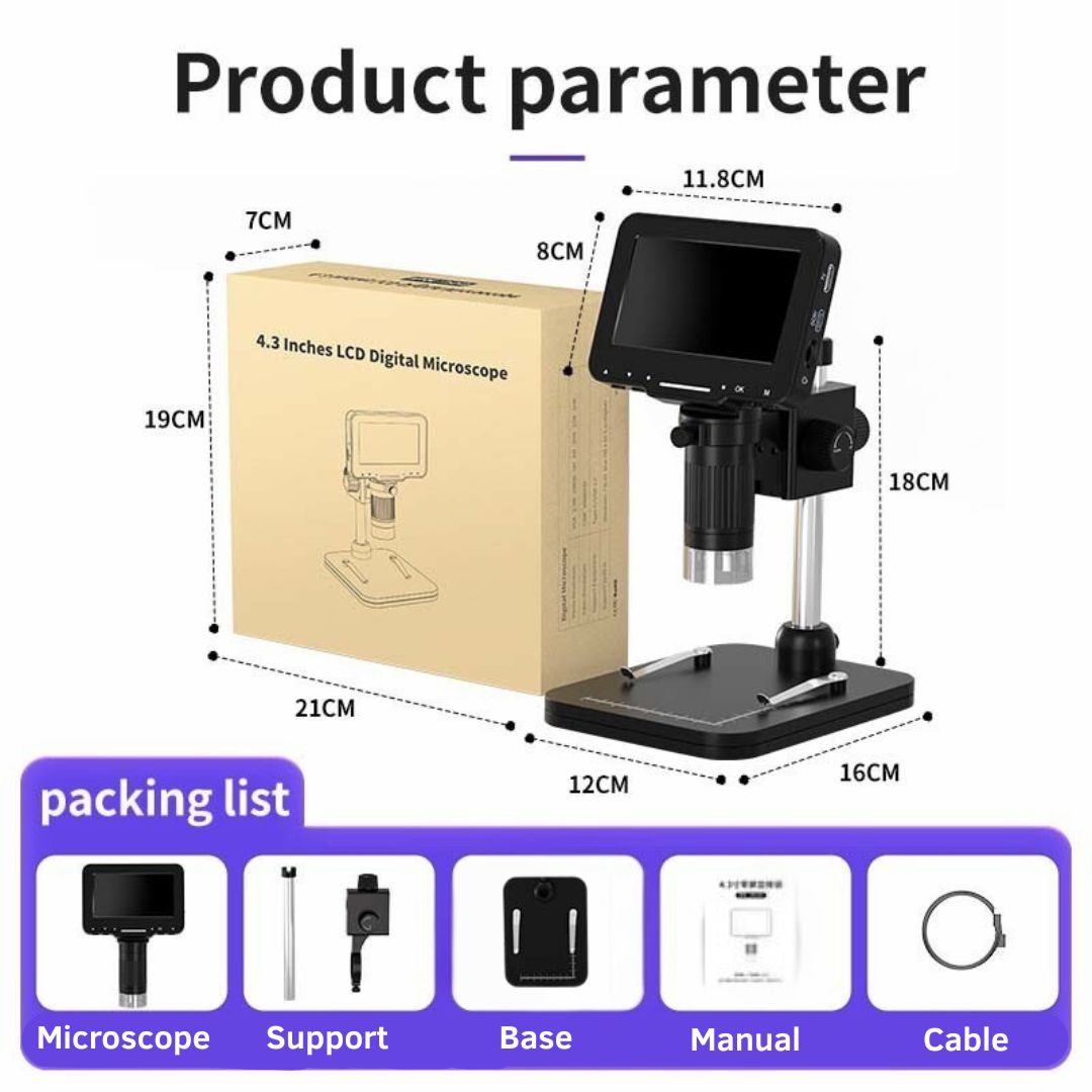 Screen Digital Microscope DM9/LP043