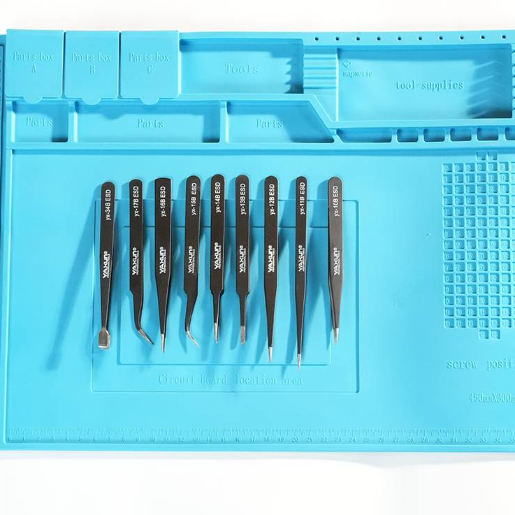 10 Piece YAXUN Tweezers Set
