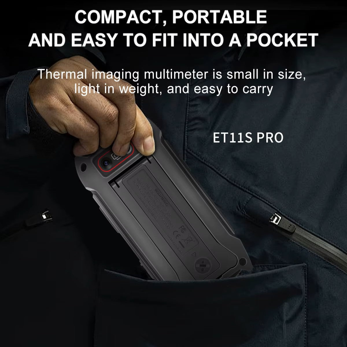 TOOLTOP ET11S PRO Infrared Thermal Camera Multimeter