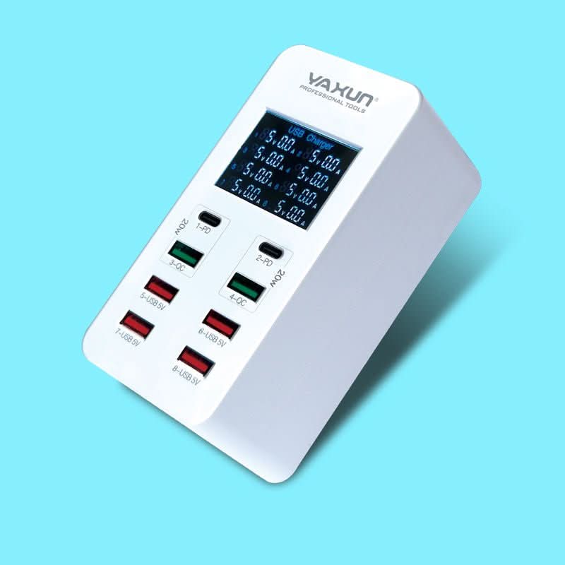 8 - Port 60W Fast Charging Station - CUBE Setup Repair Tools | Tech Cube Store