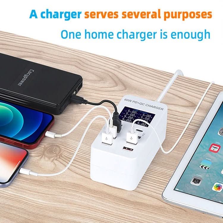 8 - Port 60W Fast Charging Station - CUBE Setup Repair Tools | Tech Cube Store