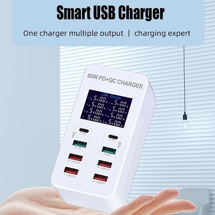 8 - Port 60W Fast Charging Station - CUBE Setup Repair Tools | Tech Cube Store