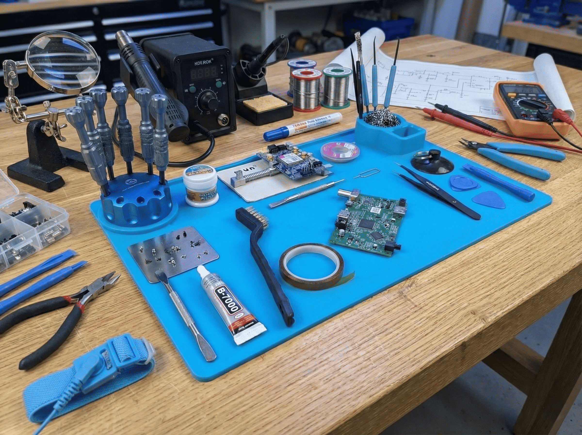 Solder Mat Organiser