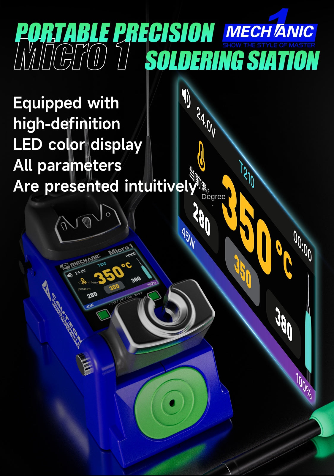 MECHANIC Portable Precision Soldering Station Micro 1