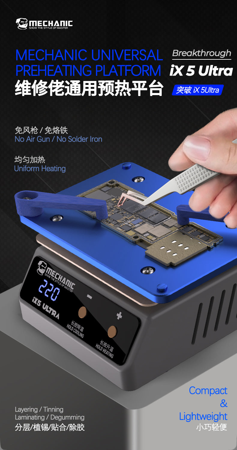 Mechanic IX5 Ultra Portable Preheating Platform Soldering Station