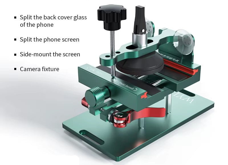 4-in-1 Rotation Fixture – Screen & Back Glass Removal Tool