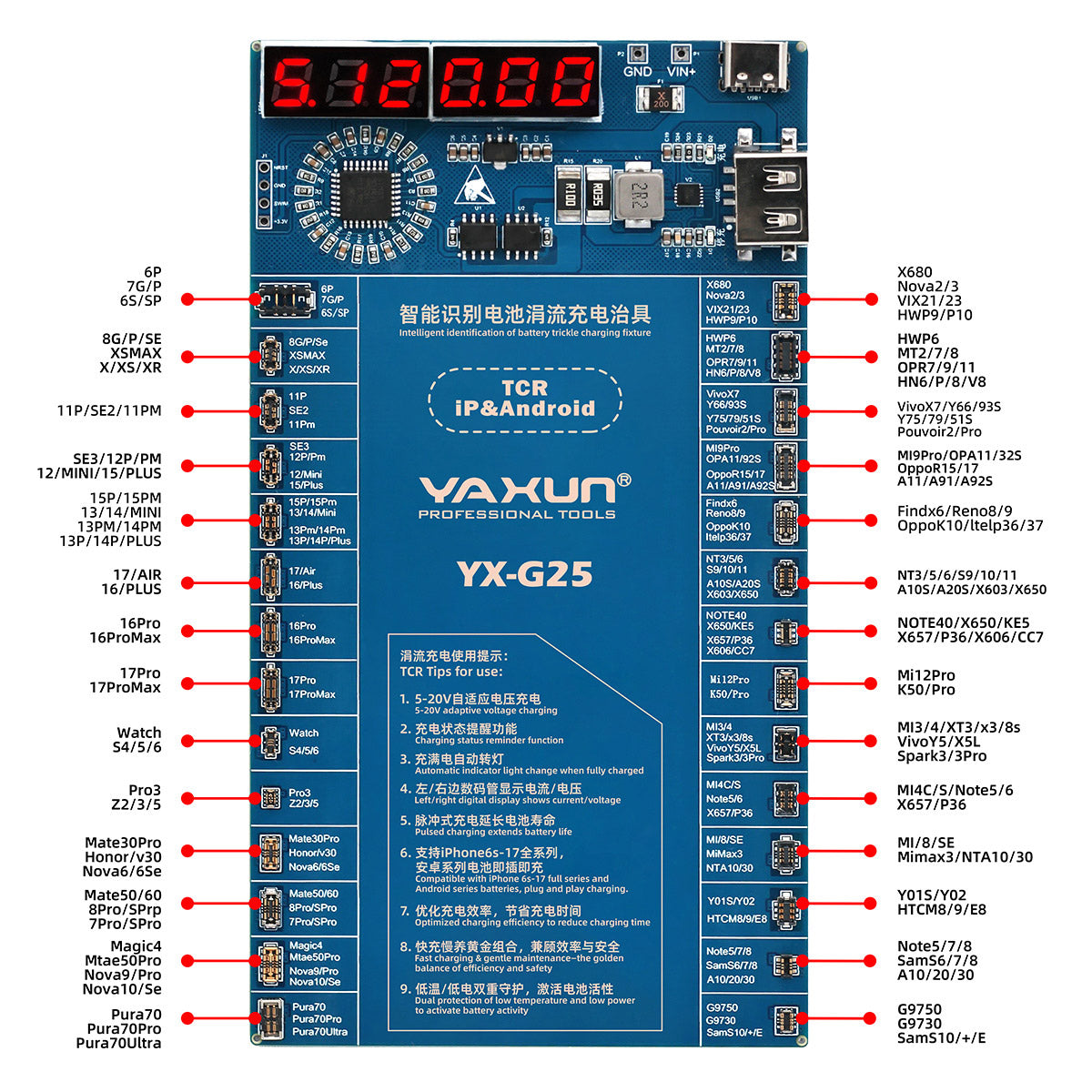 Smart Charging Activation Fixture( support 90% of devices )