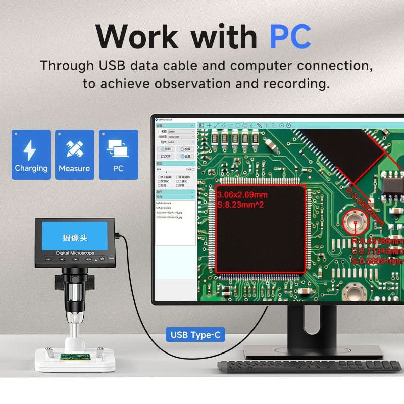 Dm4 digital Screen Microscope - CUBE Setup Repair Tools | Tech Cube Store