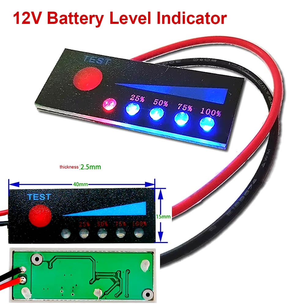 Battery level indicator 1s ,3s , 6S