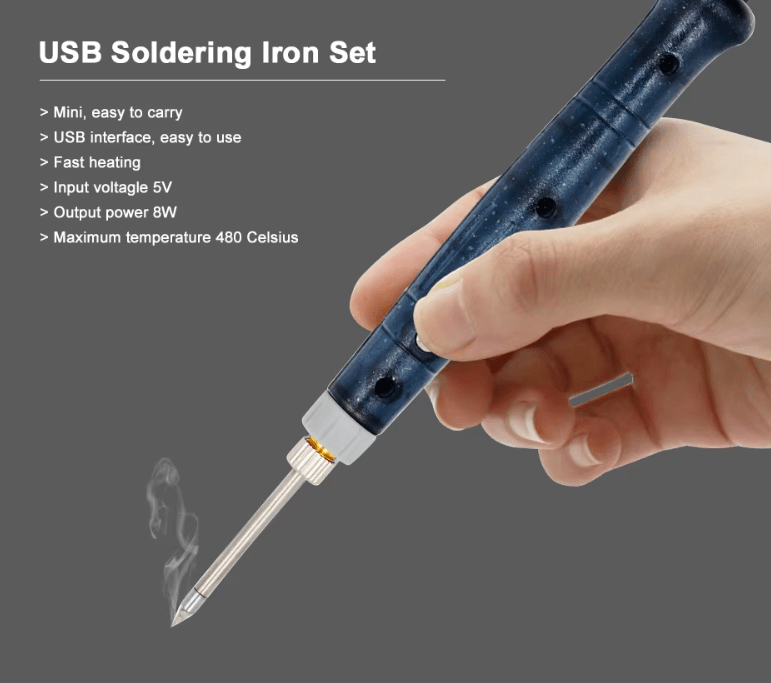 USB 5V Soldering Iron YAXUN brand - CUBE Setup Repair Tools | Tech Cube Store