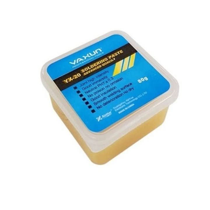 YAXUN YX - 20 Soldering Paste – 80g High - Quality Flux - CUBE Setup Repair Tools | Tech Cube Store