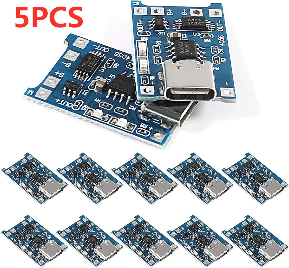 TP4056 Type-C USB 5V 1A Lithium Battery Charging Module