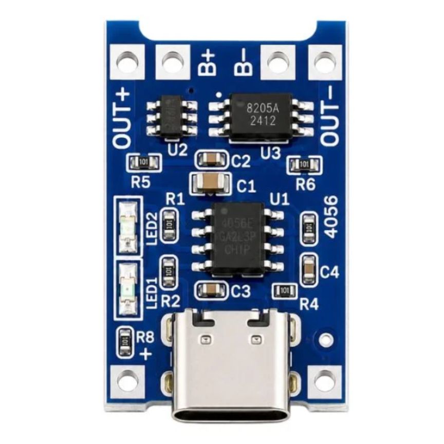 TP4056 Type-C USB 5V 1A Lithium Battery Charging Module