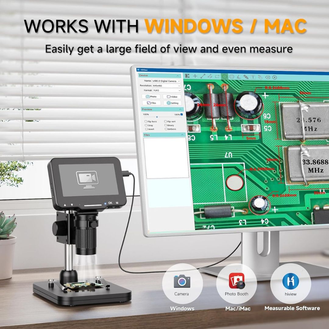 Screen Digital Microscope DM9/LP043