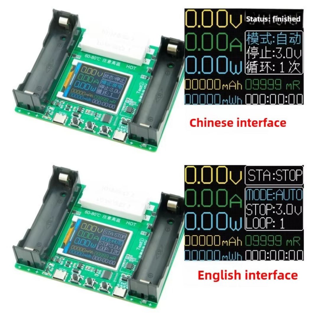 18650 battery charger and tester