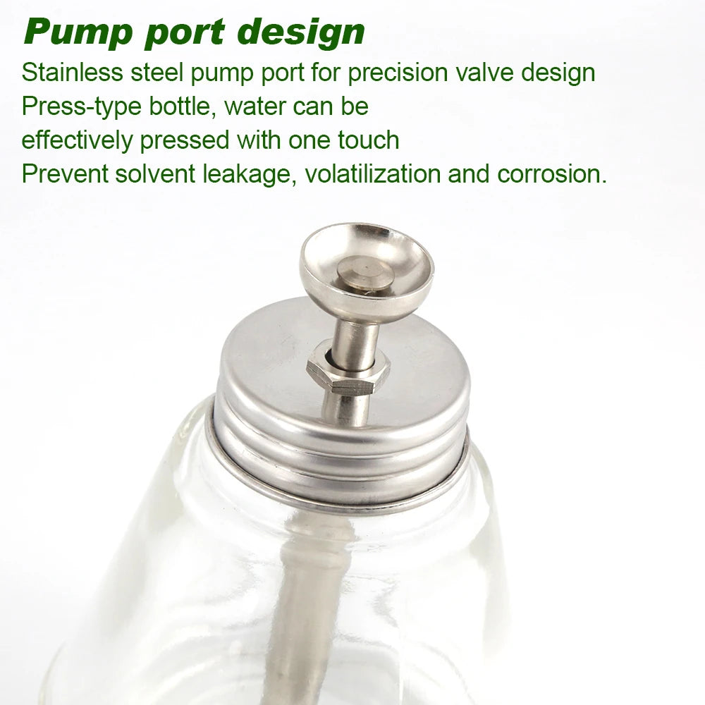 180ML Transparent Glass Liquid Bottle
