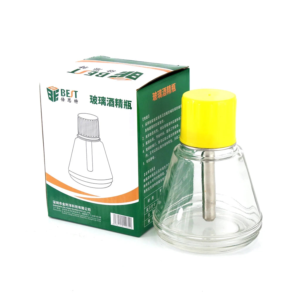 180ML Transparent Glass Liquid Bottle