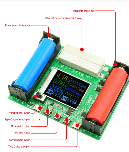 18650 battery charger and tester - CUBE Setup Repair Tools | Tech Cube Store