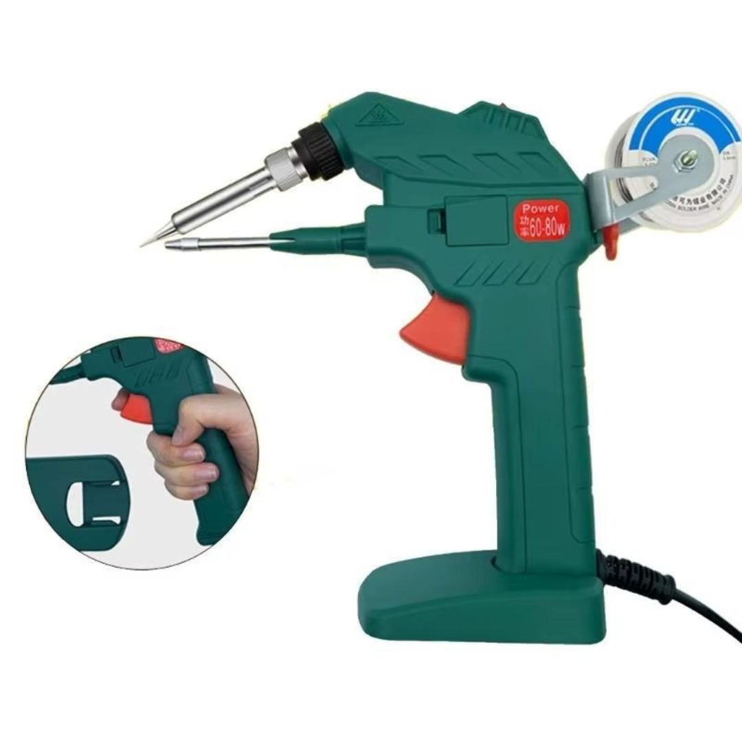 Electric soldering iron gun