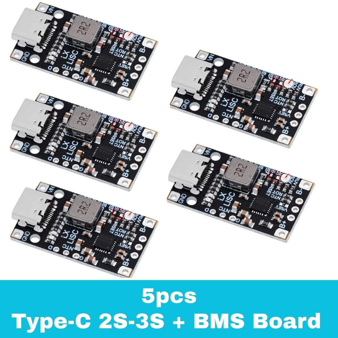 Type-C 2s -3s battery charge and BMS