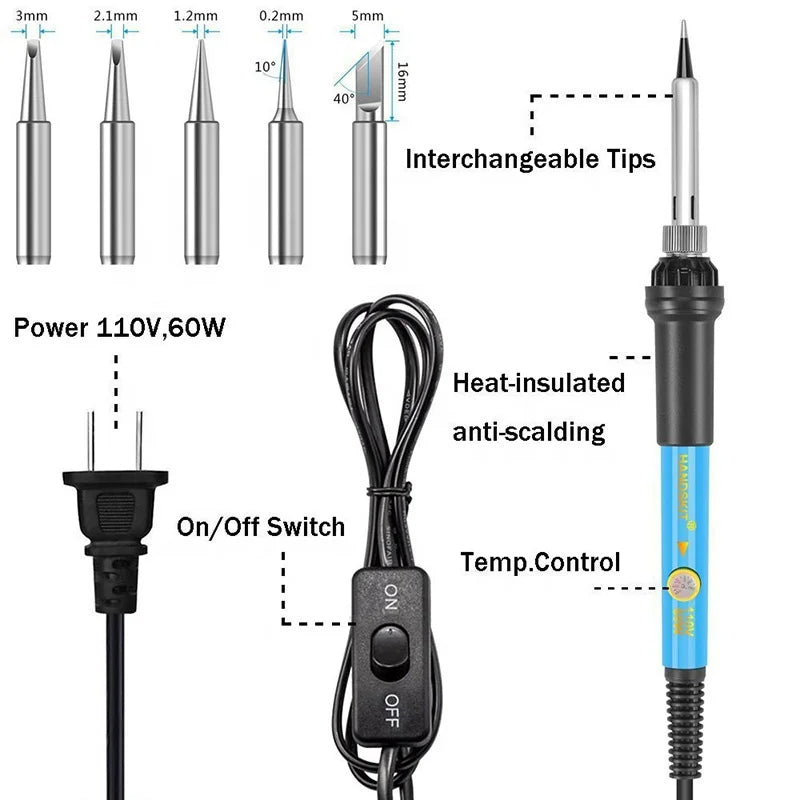 98pcs Soldering Iron Kit