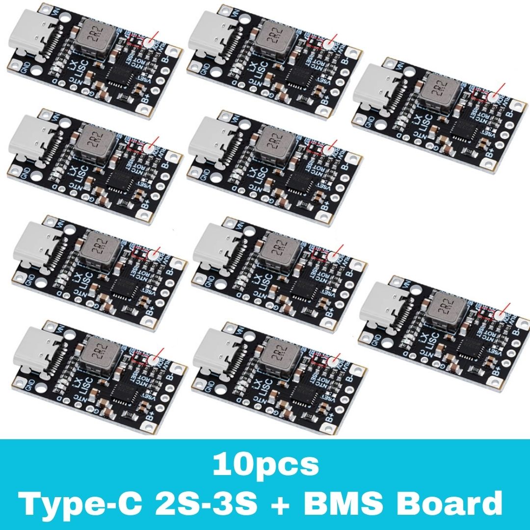 Type-C 2s -3s battery charge and BMS