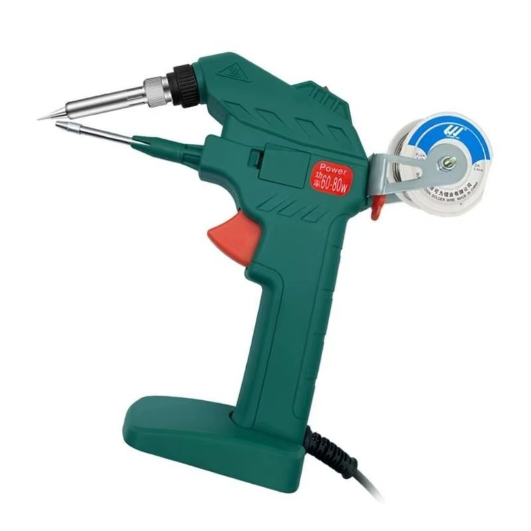 Electric soldering iron gun