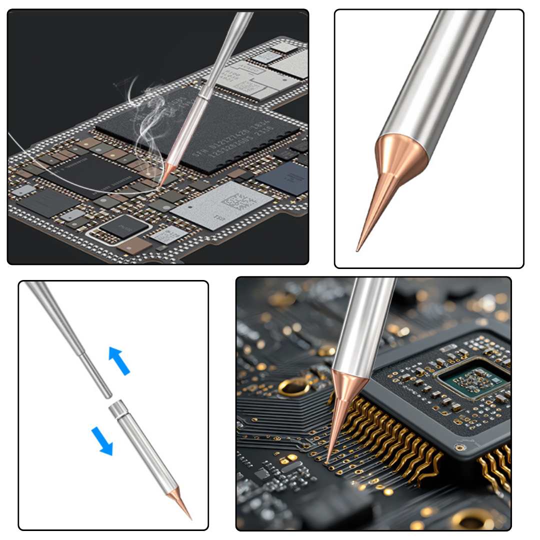 YAXUN 10PCS C210 Soldering Iron Tip (4 K , 6 I)