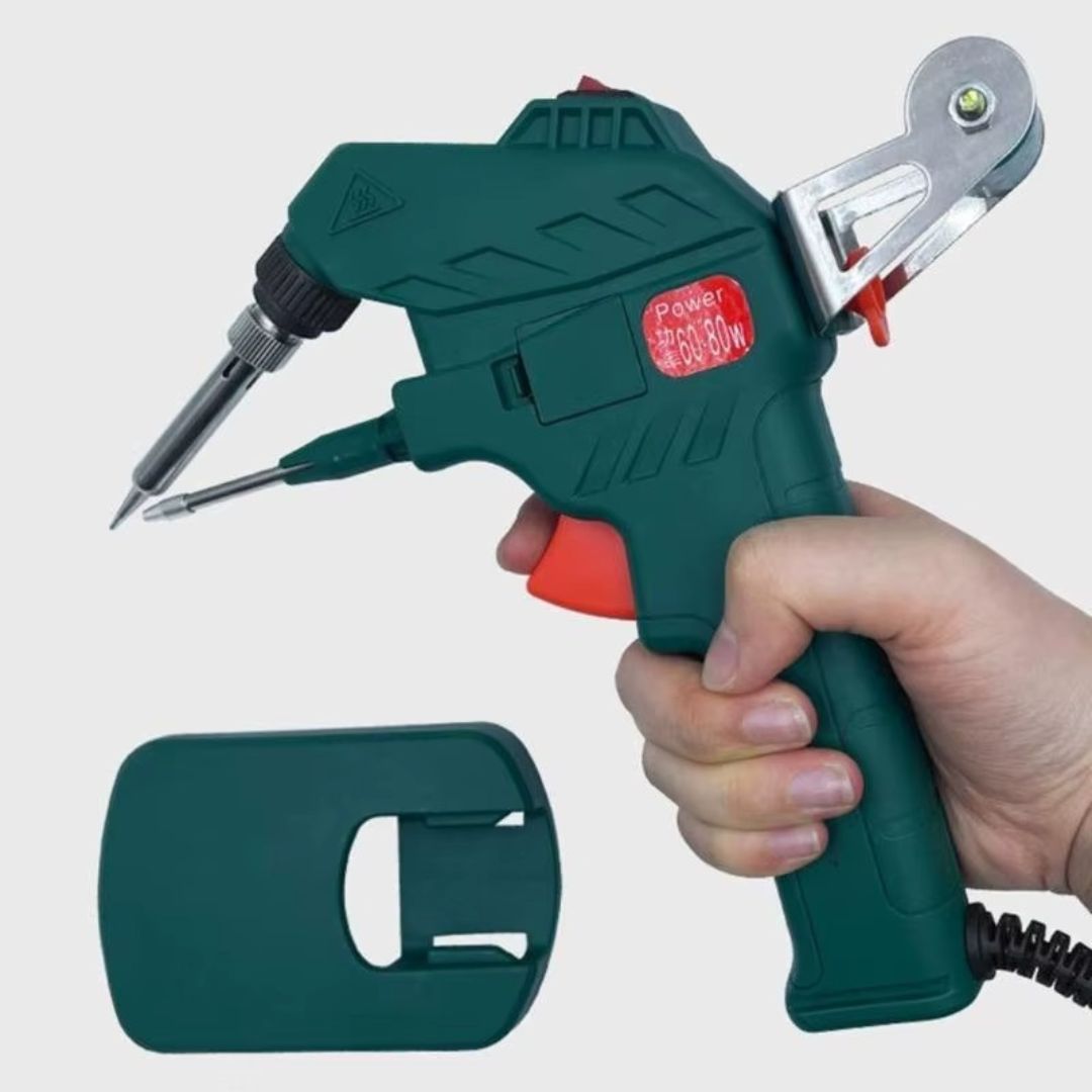 Electric soldering iron gun