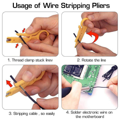 Electric Soldering Iron Kit with Adjustable Temperature