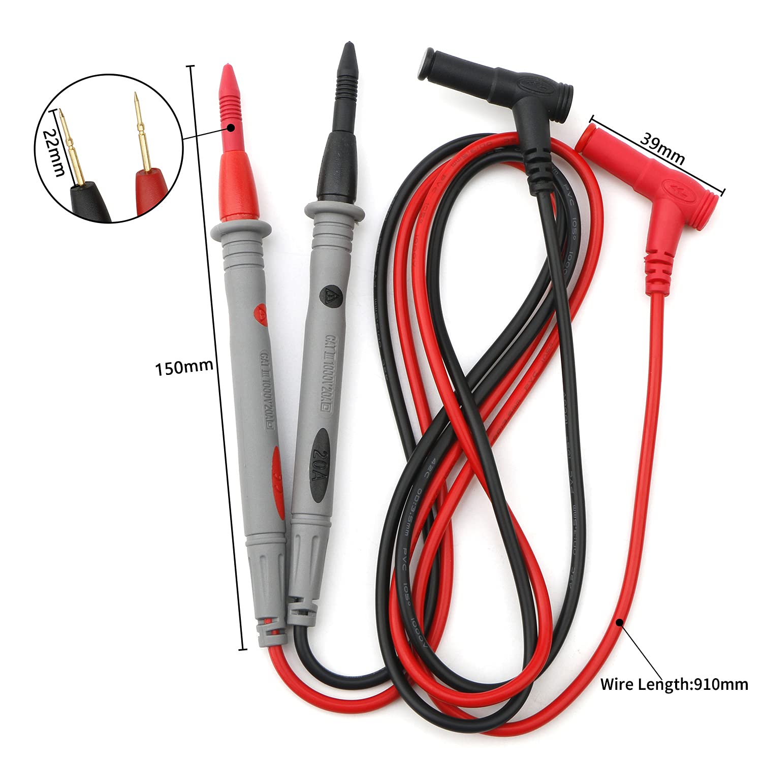 Pen Tip Multimeter Probe wires