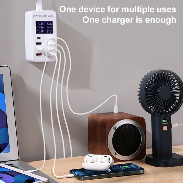 8 - Port 60W Fast Charging Station - CUBE Setup Repair Tools | Tech Cube Store