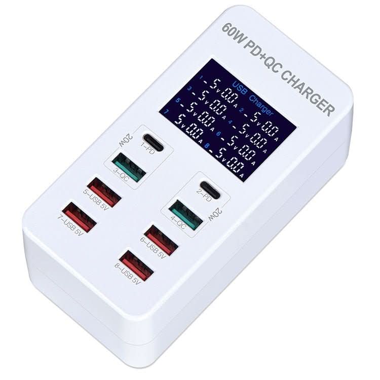 8 - Port 60W Fast Charging Station - CUBE Setup Repair Tools | Tech Cube Store
