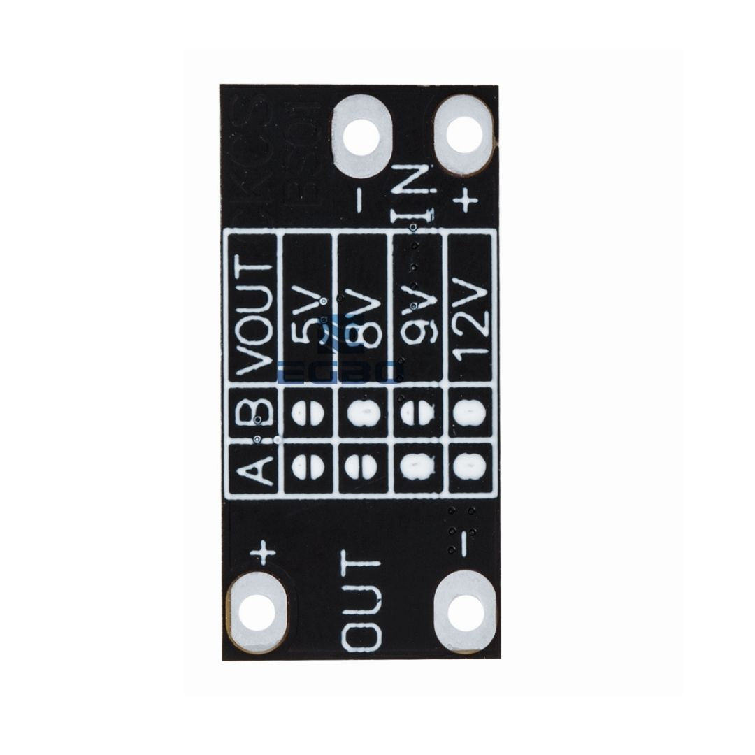 DC Booster from 3.7 battery to 5v/8v/9v/12v