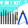 9 in 1 Tweezers & cutter kit