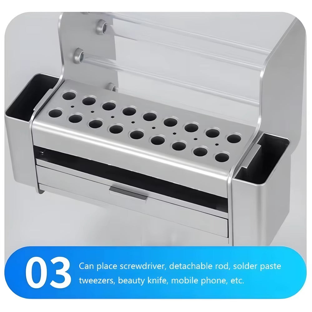 Screwdriver & Solder Wire Organizer Stand