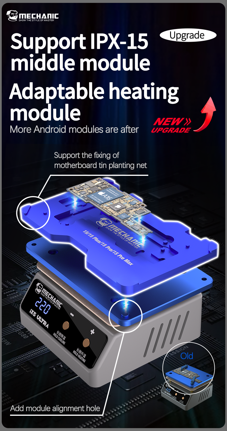 Mechanic IX5 Ultra Portable Preheating Platform Soldering Station