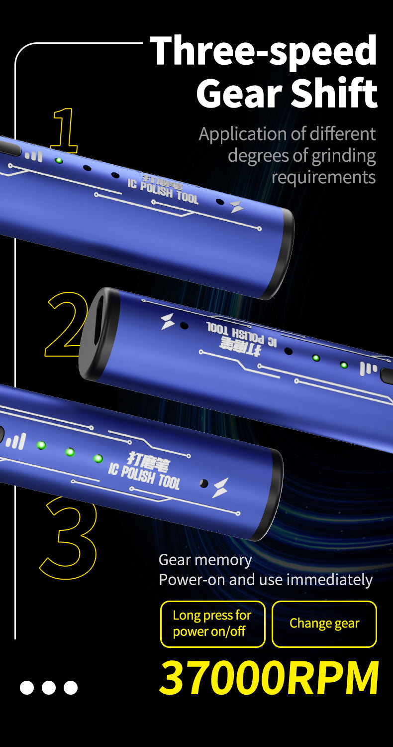 MECHANIC GDR2 Multi-function Electric Polishing Pen for Mobile Phone Repair Motherboard