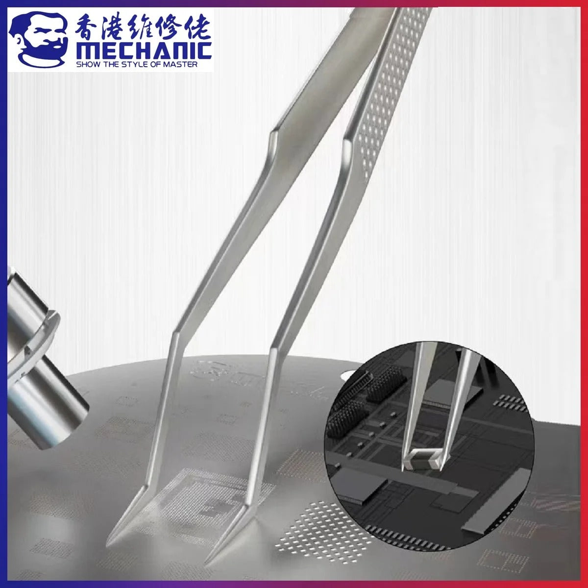 MECHANIC Double Bearings Unti-Damaged Tweezer