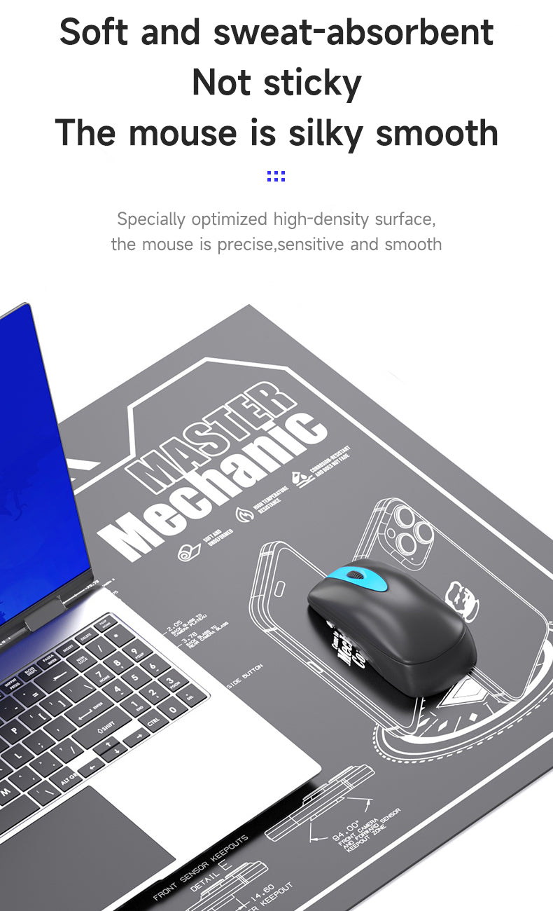 MECHANIC V78 600x350mm Heat Resistant Silicone Repair Work Mat