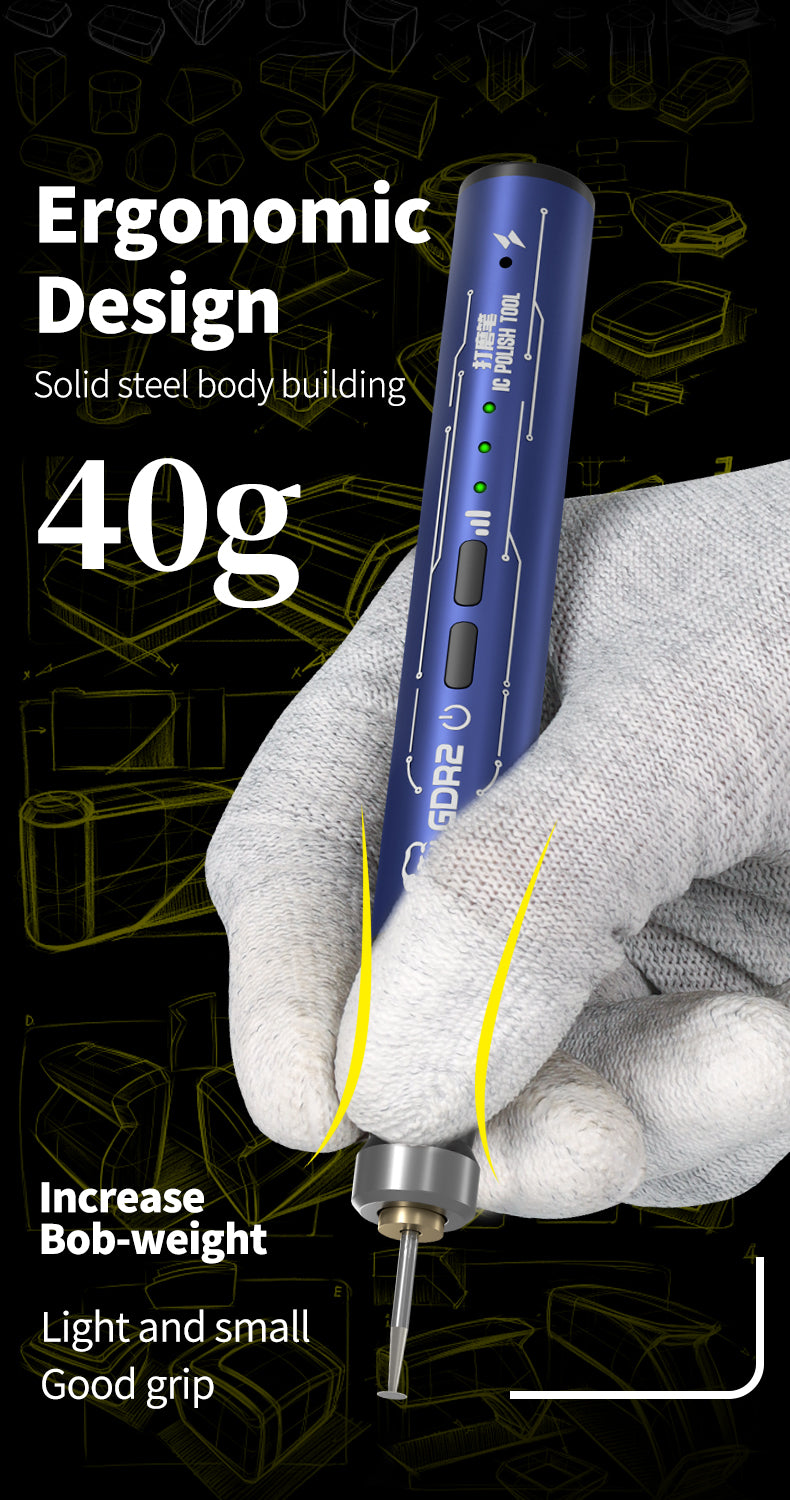 MECHANIC GDR2 Multi-function Electric Polishing Pen for Mobile Phone Repair Motherboard