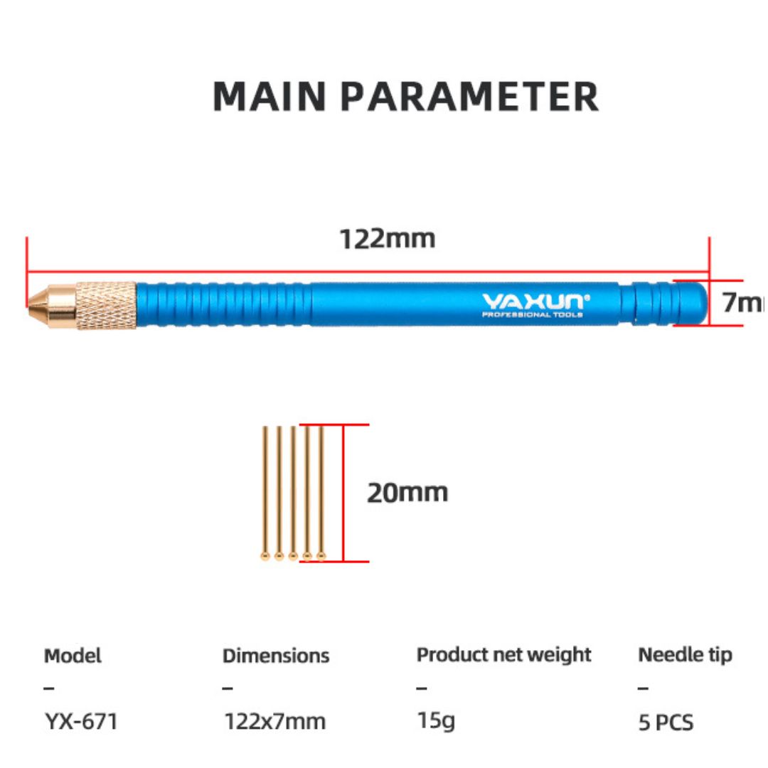 Tinning Needle Gold Plated FPC Connector Reballing