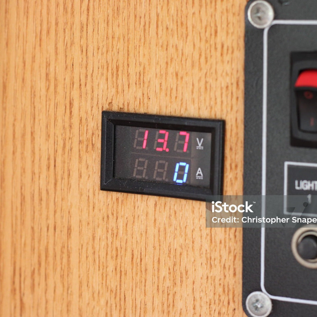 Dual LED Voltmeter 0~100v 10a