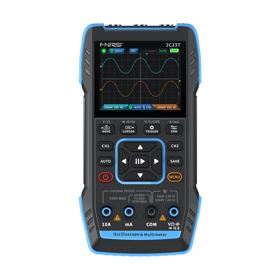 FNIRSI 2C23T 3 in 1 Digital Oscilloscope,Generator & Multimeter