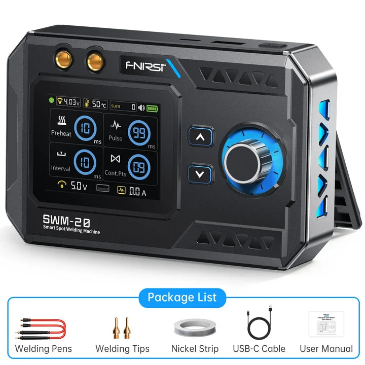 FNIRSI 2-in-1 Portable Battery Spot Welder SWM-20 1200A Dual-Pulse