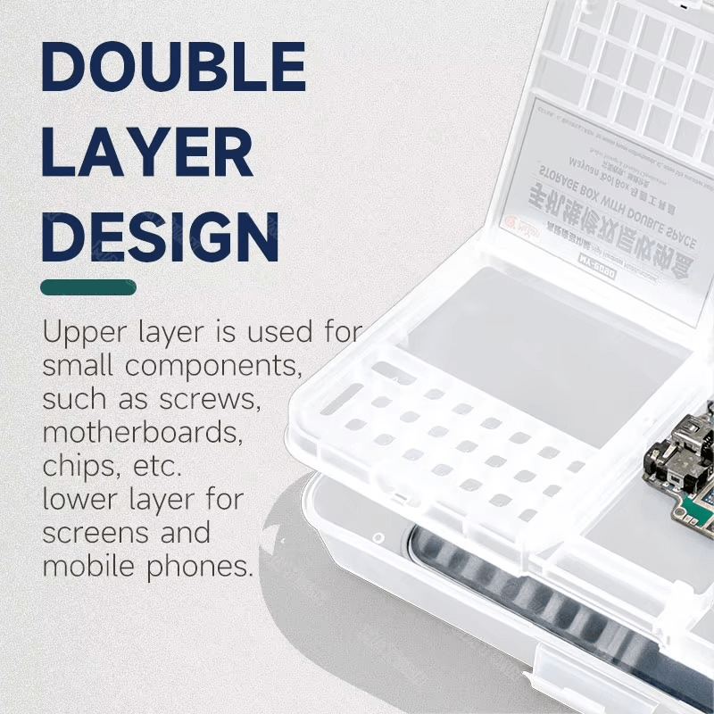Motherboard Storage & Screw Organizer Box - CUBE Setup Repair Tools | Tech Cube Store