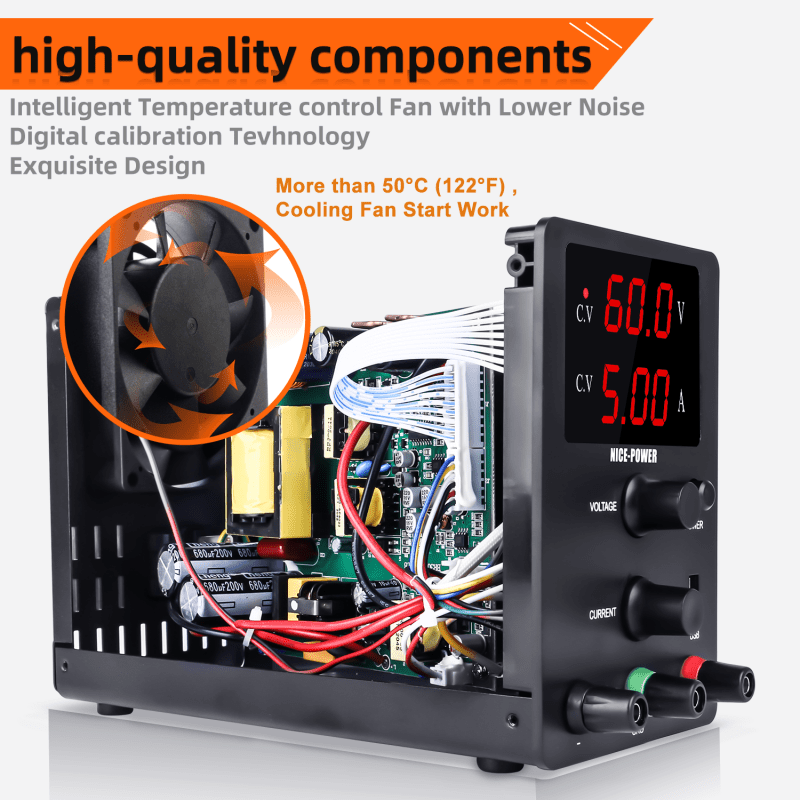Power supply 60V 5A - CUBE Setup Repair Tools | Tech Cube Store