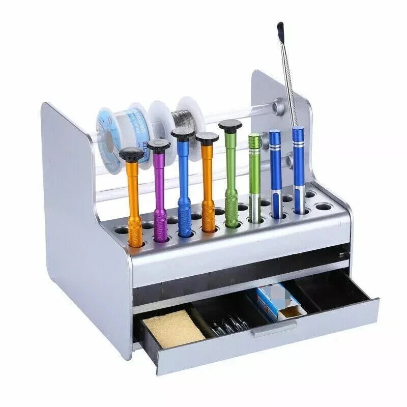 Screwdriver & Solder Wire Organizer Stand
