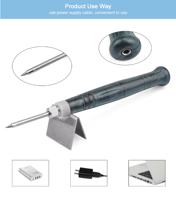 USB 5V Soldering Iron YAXUN brand - CUBE Setup Repair Tools | Tech Cube Store